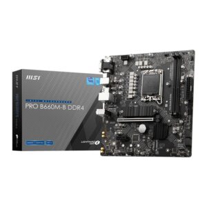 MSI PRO B660M-B DDR4 moederbord Intel B660 LGA 1700 micro ATX