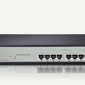 Netis System PE6108 netwerk-switch Unmanaged Fast Ethernet (10/100) Power over Ethernet (PoE) Zwart, Grijs