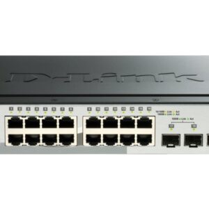 D-Link DGS-1510-20 netwerk-switch Managed L3 Gigabit Ethernet (10/100/1000) Zwart