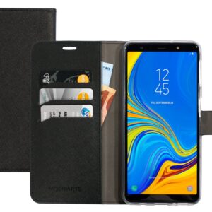 Mobiparts Saffiano Wallet Case Samsung Galaxy A7 (2018) Black