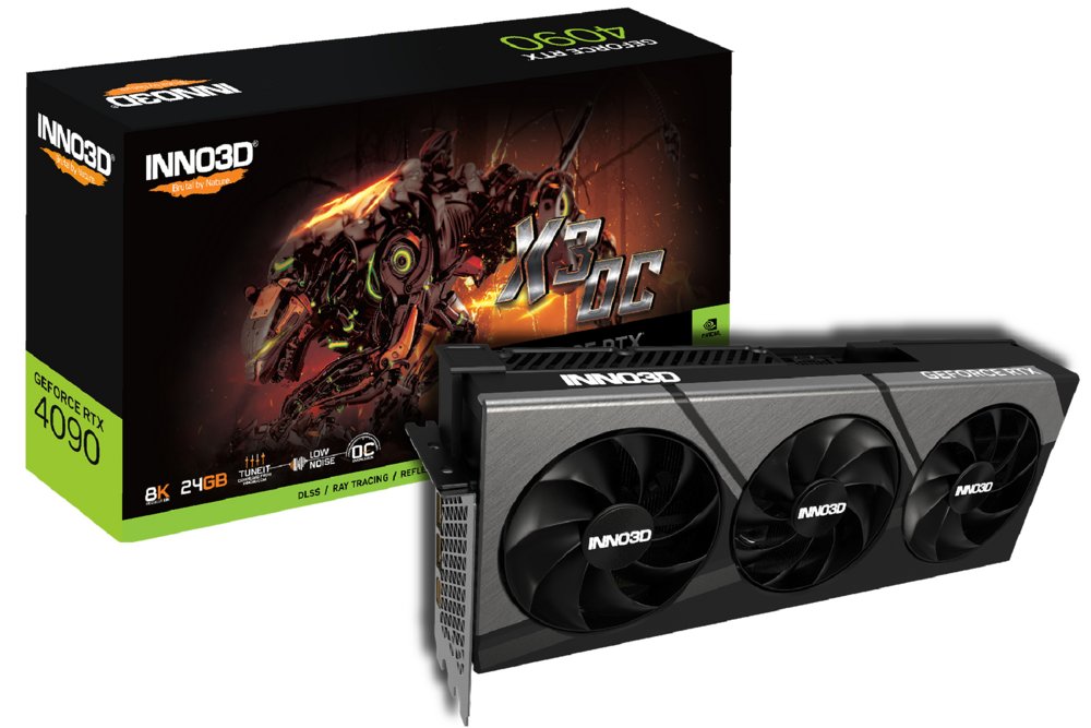 Inno3D GeForce RTX 4090 X3 OC NVIDIA 24 GB GDDR6X