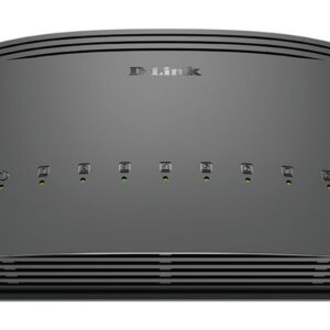 D-Link DGS-1008D/E netwerk-switch Unmanaged L2 Gigabit Ethernet (10/100/1000) Zwart