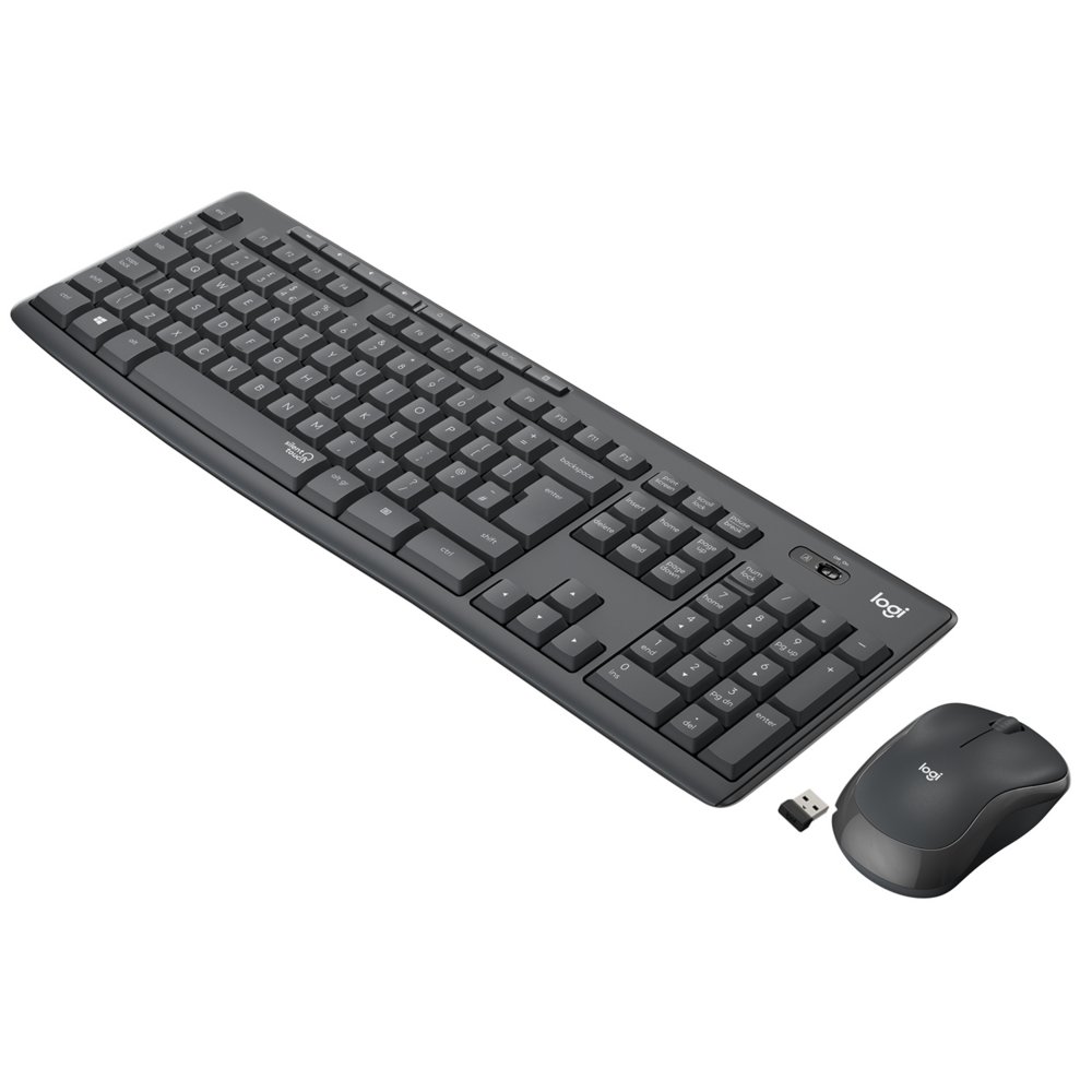 Logitech MK295 Silent Wireless Combo Keyboard Black AZERTY-BE