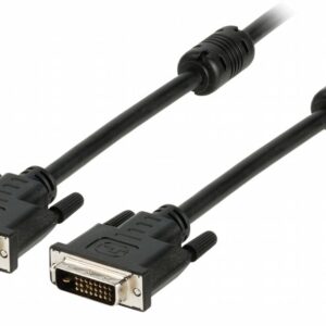 Valueline VLCP32000B100 DVI kabel 10 m DVI-D Zwart