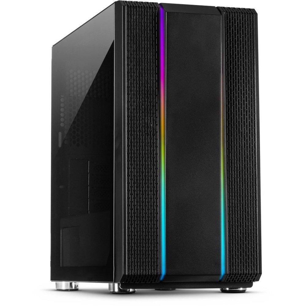 Inter-Tech X-3601 Impulse Micro Micro Tower Zwart