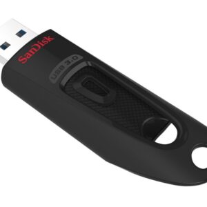 SanDisk Ultra USB flash drive 128 GB USB Type-A 3.0 Zwart