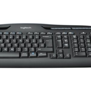 Logitech Wireless Combo MK330 toetsenbord Inclusief muis USB QWERTZ Duits Zwart