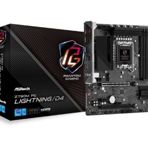 Asrock Z790M PG Lightning/D4 Intel Z790 LGA 1700 micro ATX
