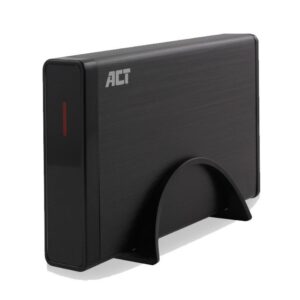ACT AC1400 behuizing voor opslagstations HDD-/SSD-behuizing Zwart 3.5"