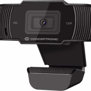 Conceptronic AMDIS 720P HD webcam 1280 x 720 Pixels USB 2.0 Zwart