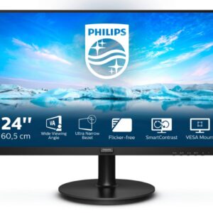 Philips V Line 241V8L/00 LED display 60,5 cm (23.8") 1920 x 1080 Pixels Full HD Zwart