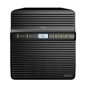 Synology DiskStation DS420J data-opslag-server NAS Compact Ethernet LAN Zwart RTD1296
