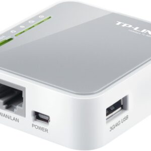 TP-LINK TL-MR3020 draadloze router Fast Ethernet Single-band (2.4 GHz) 3G 4G Grijs, Wit