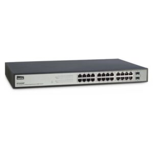Inter-Tech Switch 19" 22GE+2 Combo Gigabit Ethernet SNMP