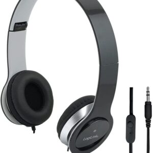 LogiLink HS0028 hoofdtelefoon/headset Bedraad Hoofdband Oproepen/muziek Zwart