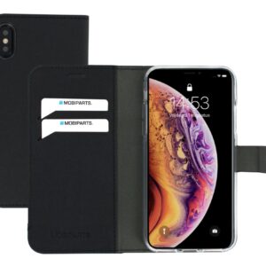 Mobiparts Saffiano Wallet Case Apple iPhone X, iPhone XS Black