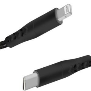 Mobiparts MP-113062 Lightning-kabel 1 m Zwart