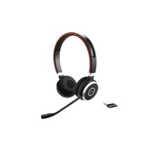 Jabra Evolve 65 Headset Bedraad en draadloos Hoofdband Oproepen/muziek Micro-USB Bluetooth Zwart
