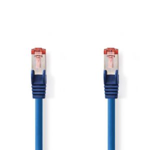 Nedis CCGP85221BU20 netwerkkabel Blauw 2 m Cat6 S/FTP (S-STP)