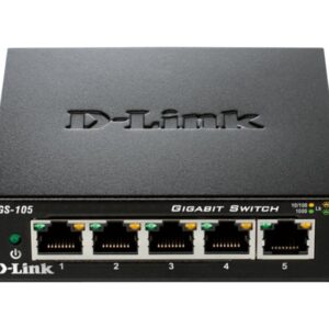D-Link DGS-105 netwerk-switch Unmanaged Zwart