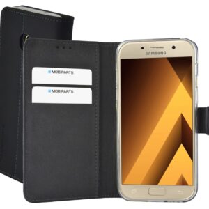Mobiparts Premium Wallet TPU Case Samsung Galaxy A3 (2017) Black