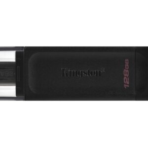 Kingston Technology DataTraveler 70 USB flash drive 128 GB USB Type-C 3.2 Gen 1 (3.1 Gen 1) Zwart