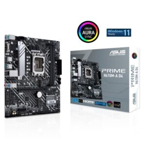 ASUS PRIME H610M-A D4 Intel H610 LGA 1700 micro ATX