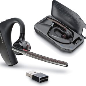 POLY VOYAGER 5200 UC Headset Draadloos oorhaak Kantoor/callcenter Bluetooth Zwart