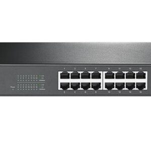 TP-Link TL-SF1016 Unmanaged Fast Ethernet (10/100) 1U Zwart