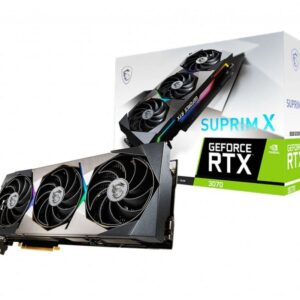 MSI RTX 3070 SUPRIM X 8G LHR videokaart NVIDIA GeForce RTX 3070 8 GB GDDR6
