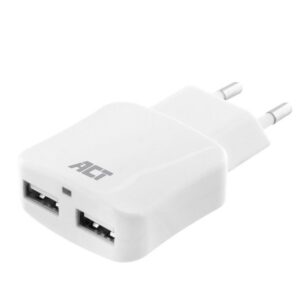 ACT AC2115 oplader voor mobiele apparatuur Wit Binnen