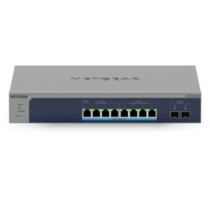 Netgear MS510TXUP netwerk-switch Managed L2/L3/L4 10G Ethernet (100/1000/10000) Power over Ethernet (PoE) Grijs, Blauw