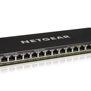 NETGEAR GS316PP Unmanaged Gigabit Ethernet (10/100/1000) Power over Ethernet (PoE) Zwart