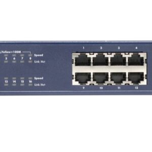 NETGEAR ProSAFE Unmanaged Switch - JGS516 - 16 Gigabit Ethernet poorten 10/100/1000 Mbps