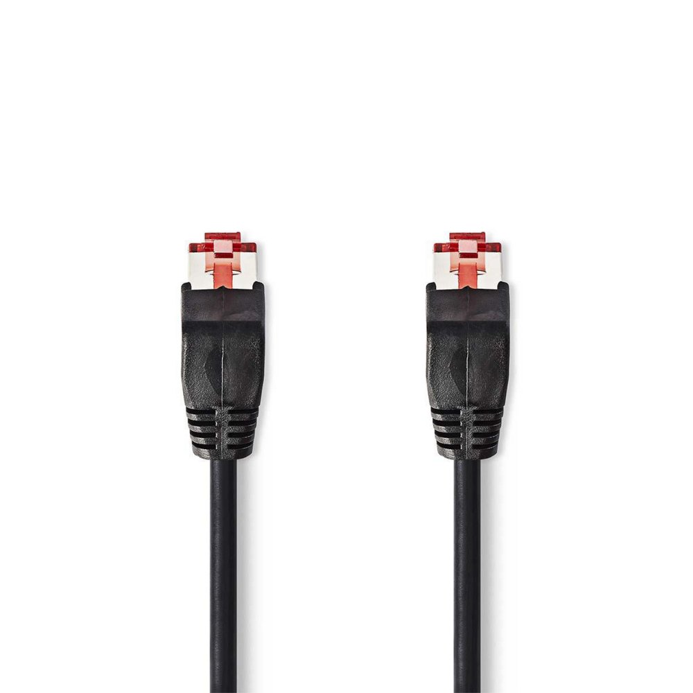 Nedis CCGP85200BK20 netwerkkabel Zwart 2 m Cat6 U/UTP (UTP)