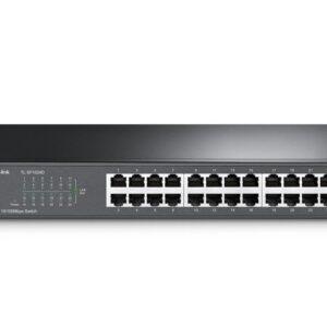 TP-LINK TL-SF1024D netwerk-switch Fast Ethernet (10/100) Zwart