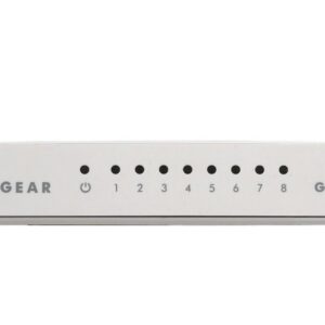 Netgear GS208 Gigabit Ethernet (10/100/1000) Wit