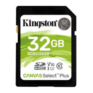 Kingston Technology Canvas Select Plus flashgeheugen 32 GB SDHC UHS-I Klasse 10
