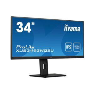 iiyama ProLite XUB3493WQSU-B5 computer monitor 86,4 cm (34") 3440 x 1440 Pixels UltraWide Quad HD LED Zwart