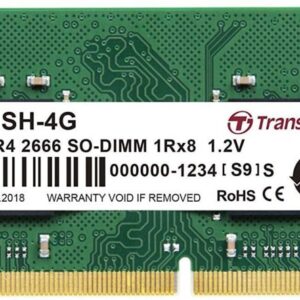 Transcend JM2666HSH-4G geheugenmodule 4 GB 1 x 4 GB DDR4 2666 MHz