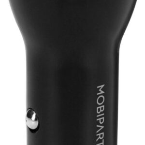 Mobiparts Car Charger 2-port 30W PD Fast Charging Black