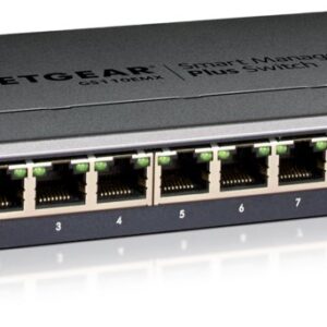 Netgear GS110EMX Managed L2 10G Ethernet (100/1000/10000) Zwart
