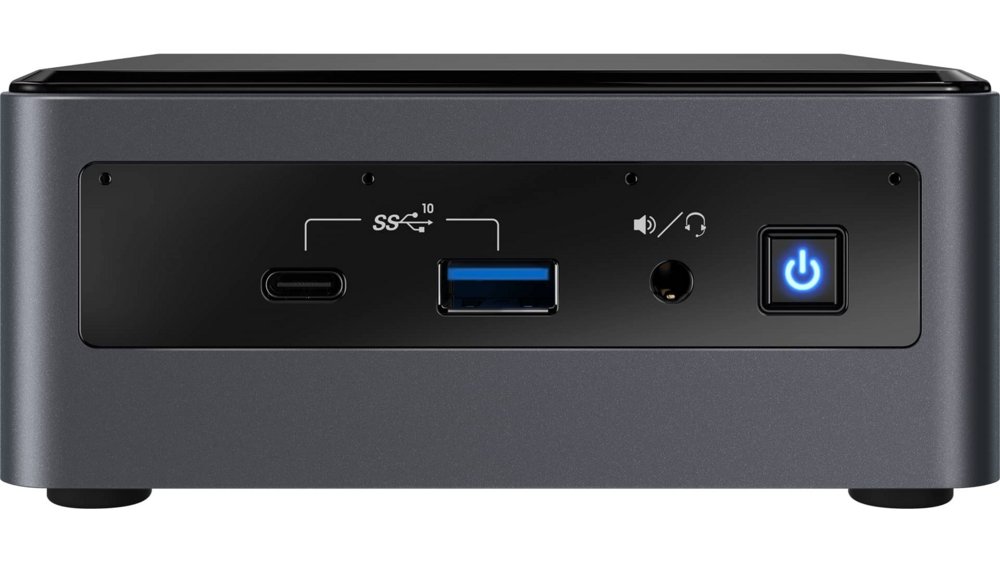 Intel NUC NUC10i7FNHN UCFF Zwart i7-10710U 1,1 GHz