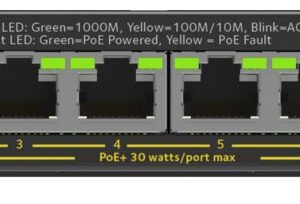 NETGEAR 8-Port Gigabit Ethernet PoE+ Plus Switch (GS308EP)