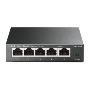 TP-LINK TL-SG105S Unmanaged L2 Gigabit Ethernet (10/100/1000) Zwart