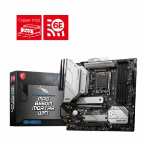 MSI MAG B660M MORTAR WIFI moederbord Intel B660 LGA 1700 micro ATX