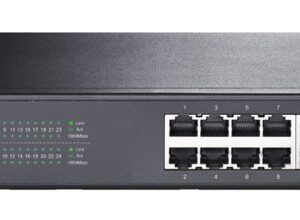 TP-LINK TL-SG1024 Unmanaged Gigabit Ethernet (10/100/1000) Zwart