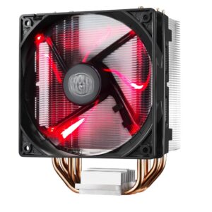 Cooler Master Hyper 212 LED Processor Koeler 12 cm Zwart, Metallic, Rood