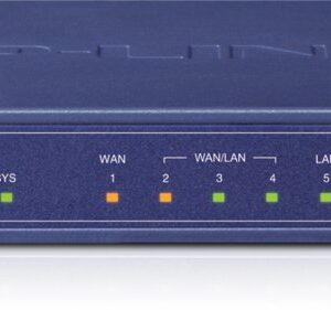 TP-LINK TL-R470T+ bedrade router Fast Ethernet Zwart