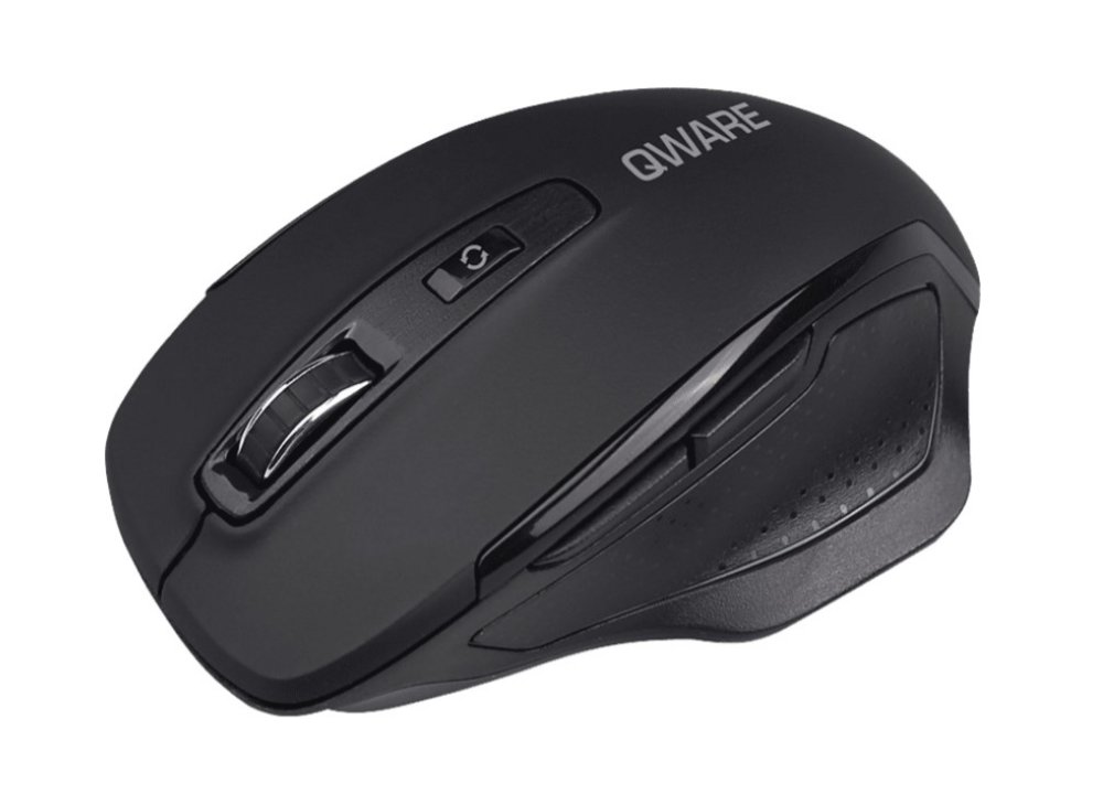 QWARE Wireless Mouse Glasgow Zwart